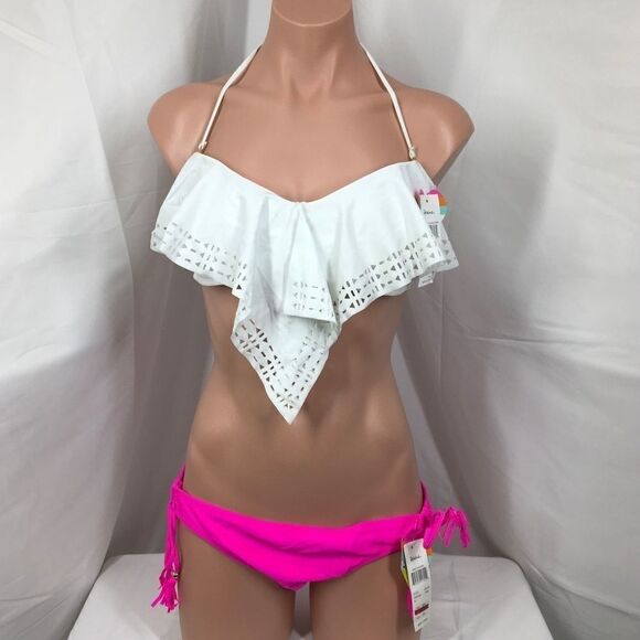 Raisins Flounce Top 2-Piece Bikini (E) - Picture 1 of 8